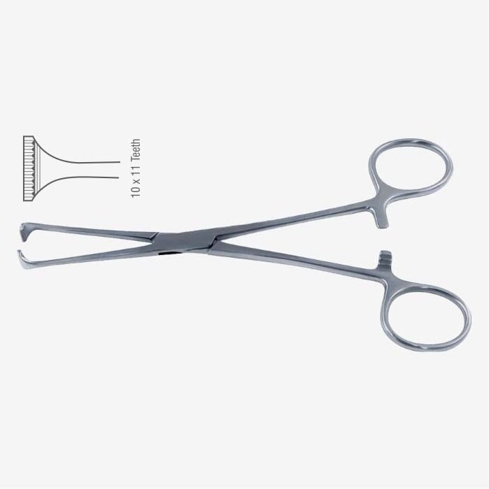 Allis-Adair Intestinal and Tissue Grasping Forceps