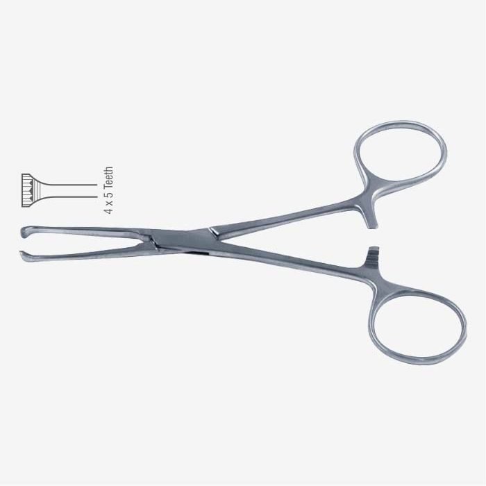 Pinzas intestinales y de tejidos Allis-Baby