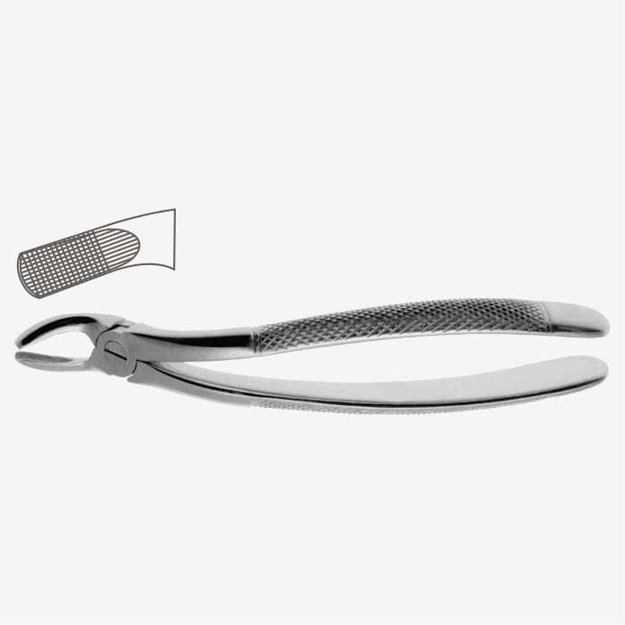 Fórceps de extracción dental, patrón inglés, Fig. 19