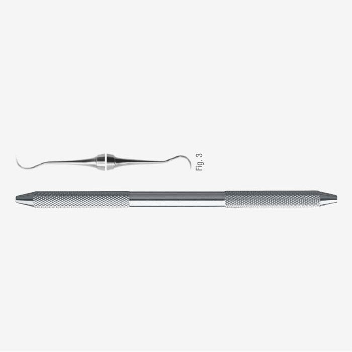 Cureta periodontal Hoexter Fig. 3