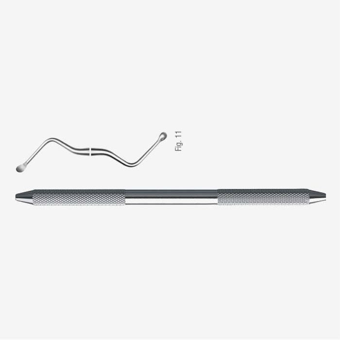 Cureta dental de Miller Fig. 11